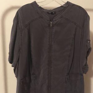 Short Sleeve Zip Jacket - Torrid Plus